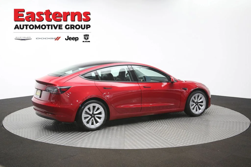 Used 2021 Red Tesla Standard Range Plus image 35