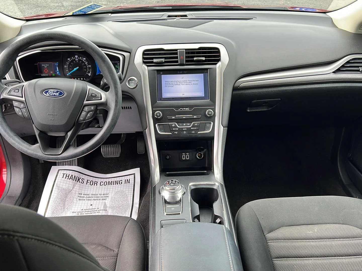 Used 2019 Ruby Red Metallic Tinted Clearcoat Ford SE image 2