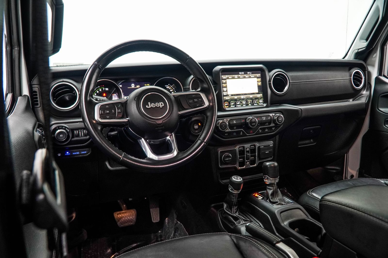Used 2021 White Jeep Unlimited Sahara 4xe image 18