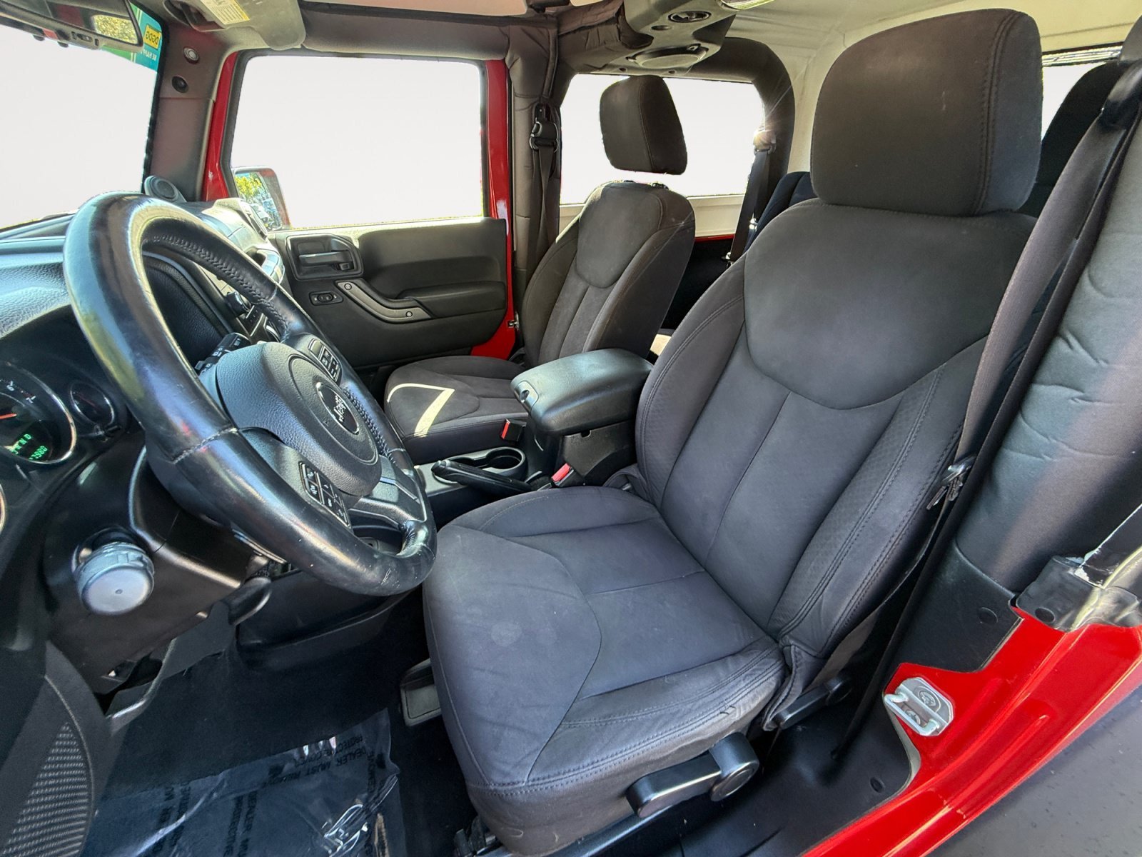 Used 2014 Flame Red Clearcoat Jeep Sport image 10