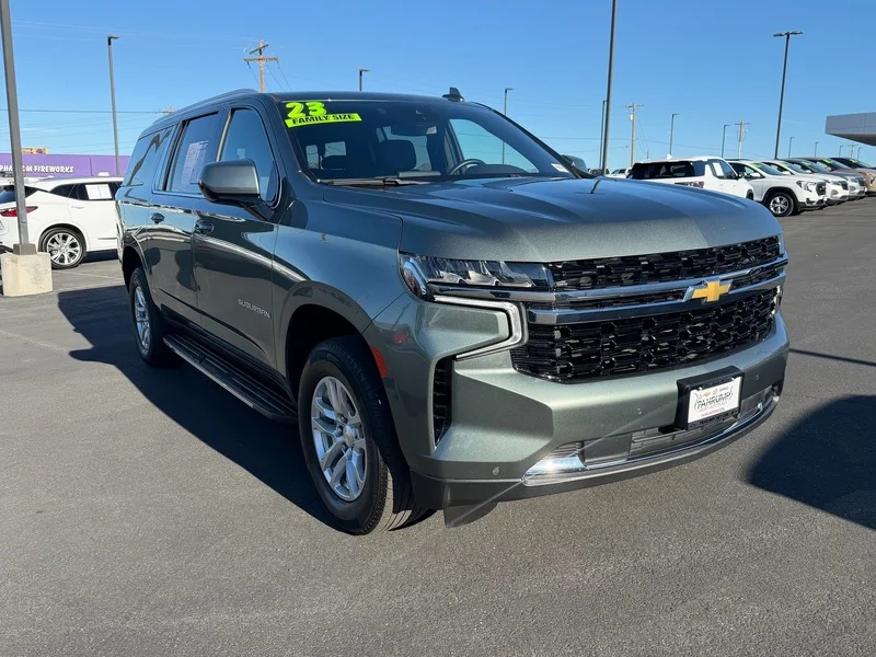 Used 2023 SILVER SAGE METALLIC Chevrolet LS image 1