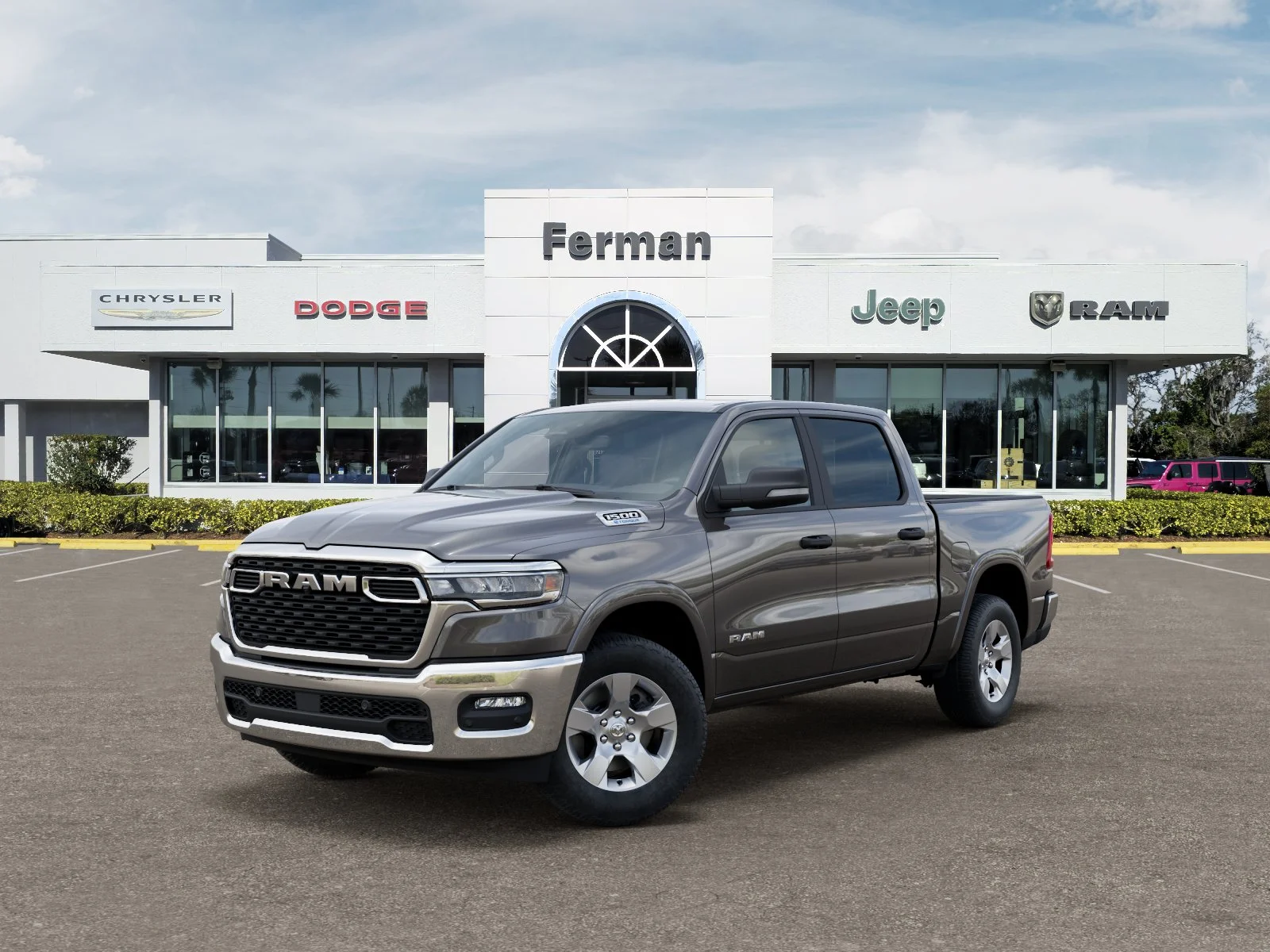 New 2026 Granite Crystal Metallic Clear-Coat Exterior Paint RAM Big Horn/Lone Star image 33
