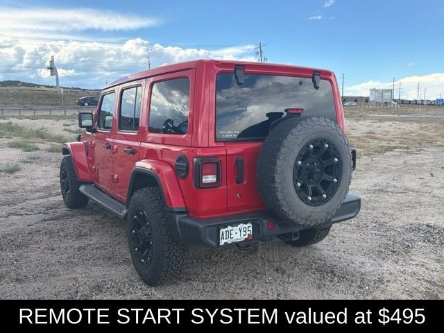 Used 2018 Firecracker Red Clearcoat Jeep Unlimited Sahara image 9