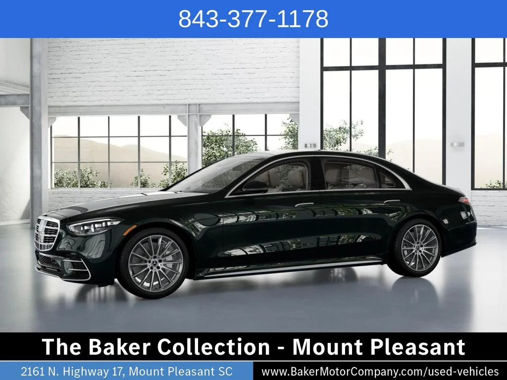 Certified Used 2026 Emerald Green Metallic Mercedes-Benz S 500 image 37