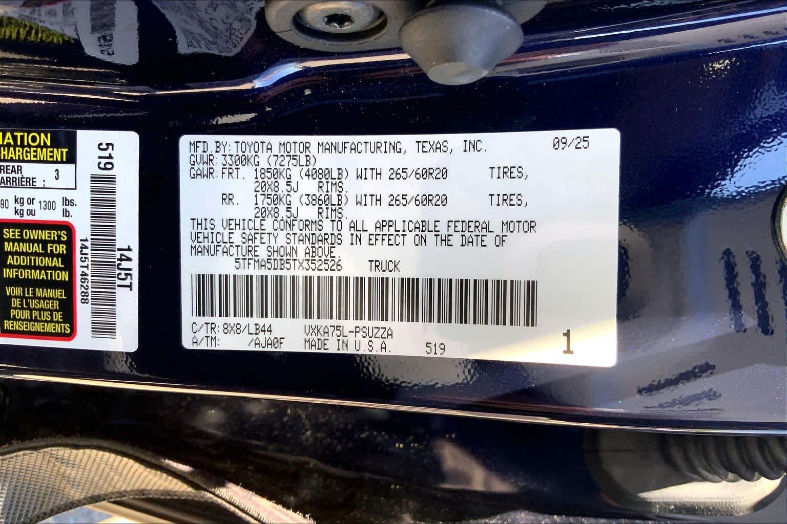 New 2026 Blueprint Toyota 1794 Edition image 22