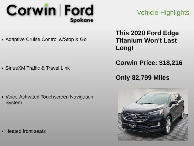 Used 2020 Agate Black Ford Titanium image 12