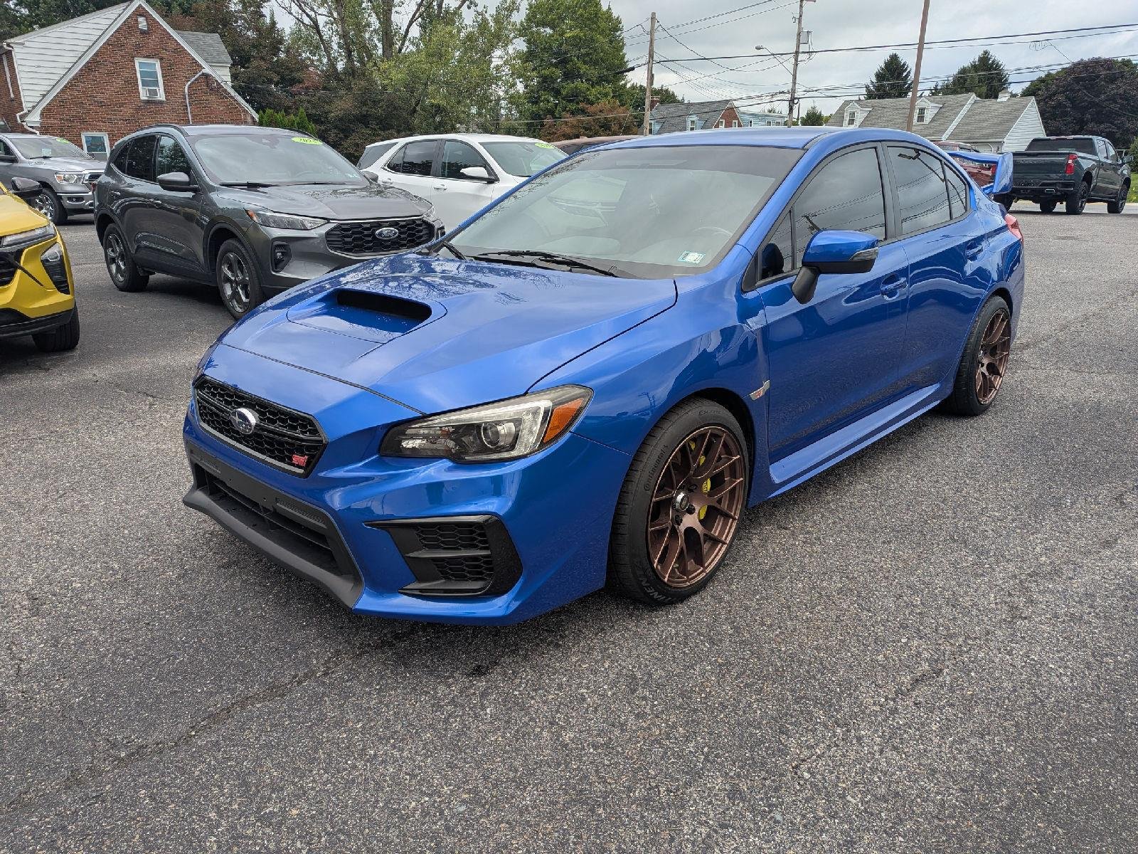 Used 2020 WR Blue Pearl Subaru STI image 3