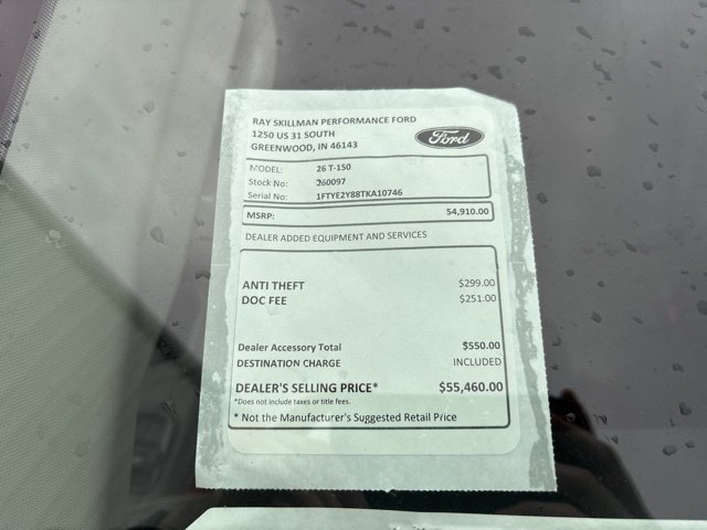 New 2026 Oxford White Ford Base image 35