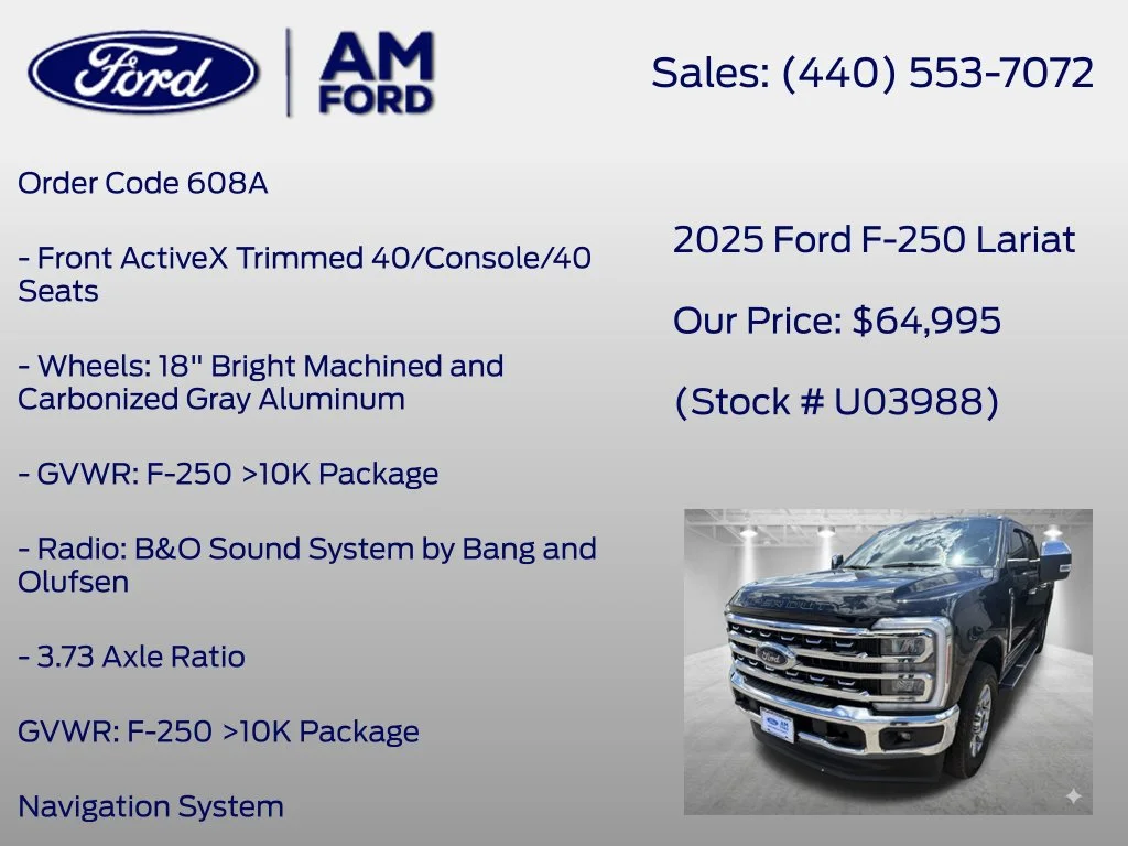 Certified Used 2025 Black Metallic Ford Lariat image 14