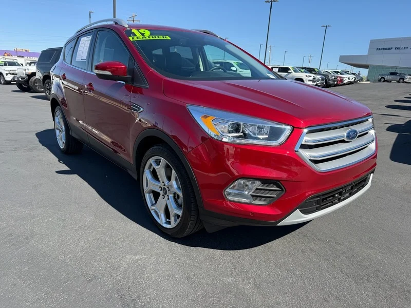 Used 2019 Ruby Red Metallic Ford Titanium image 1