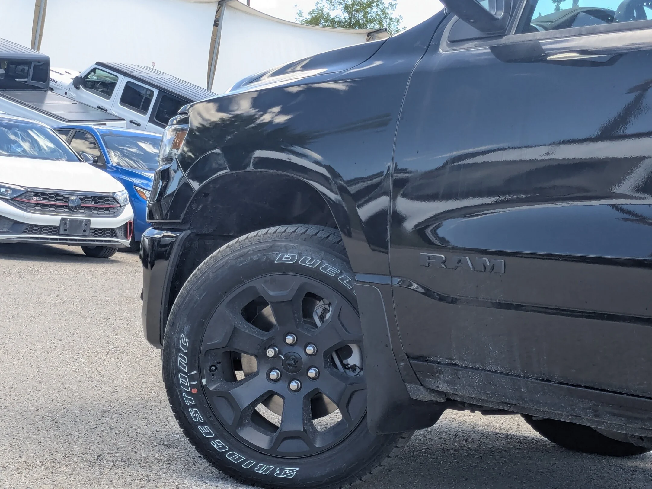 New 2026 Black RAM Sport - - Pano Sunroof - Sport Perf Hood - 3.92 Rear Axle - Trailer Brake Control & More! image 9