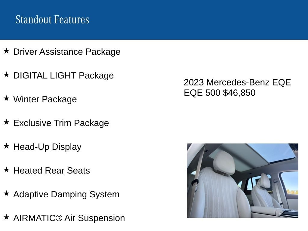 Certified Used 2023 Gray Mercedes-Benz 500 SUV image 9