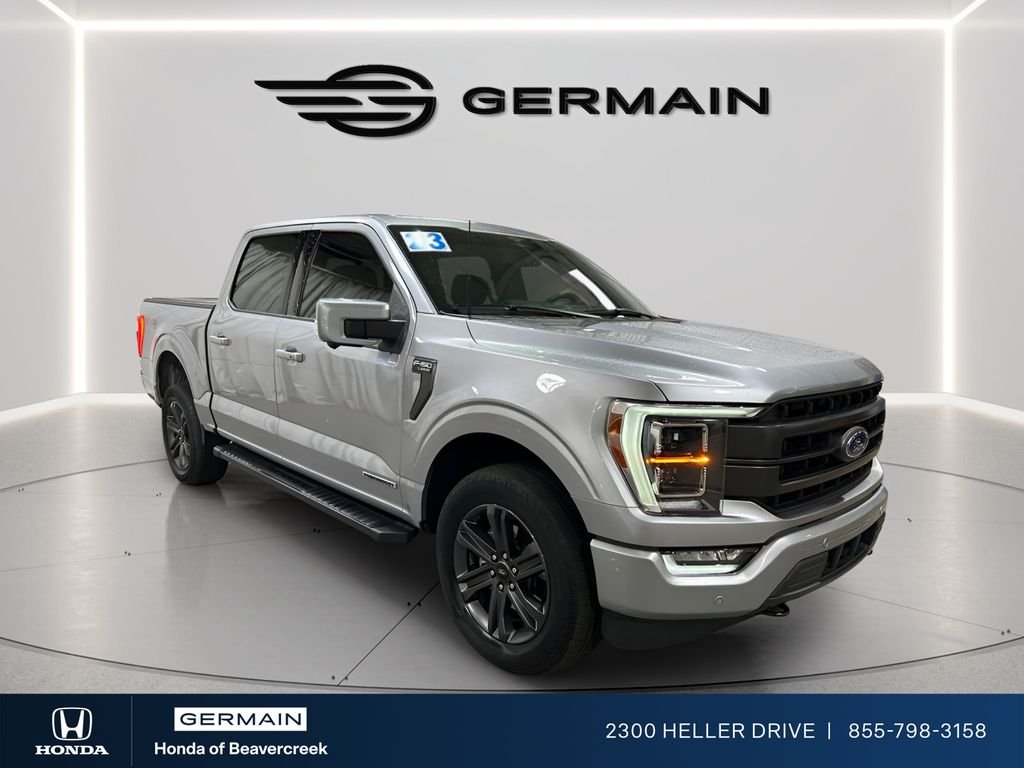 Used 2023 Iconic Silver Metallic Ford Lariat image 1