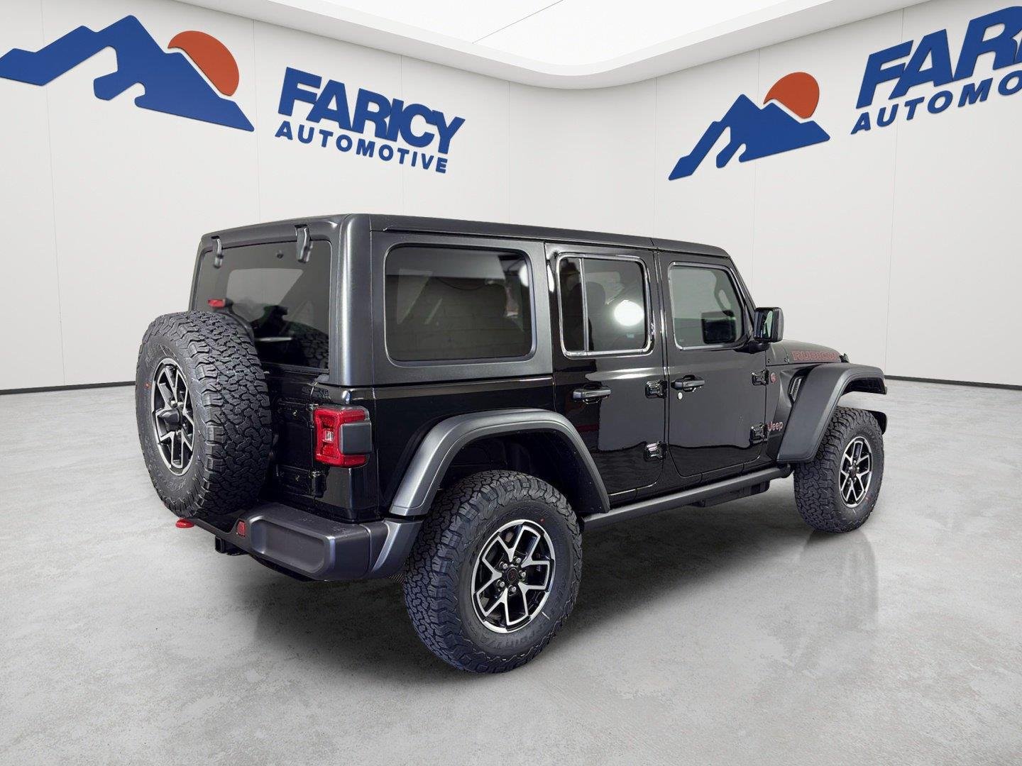 New 2026 Black Clear-Coat Exterior Paint Jeep Rubicon image 4