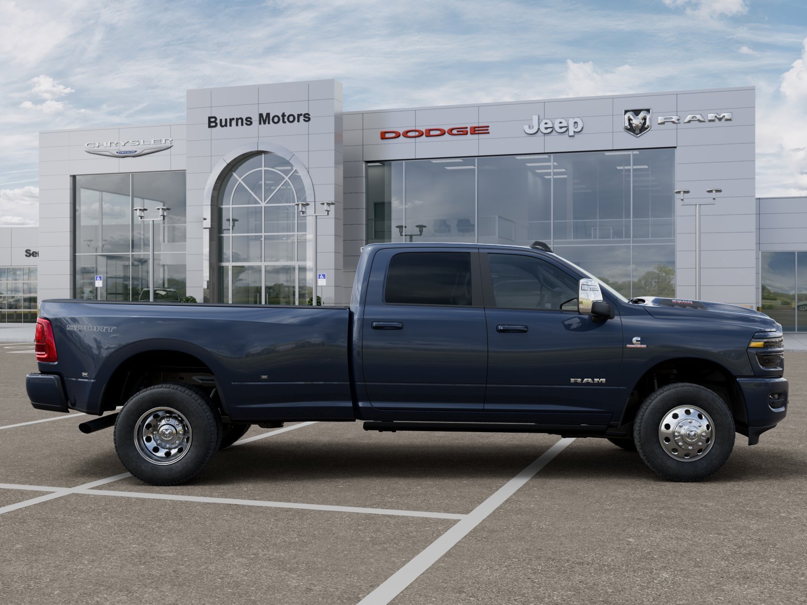 New 2027 Forged Blue Metallic Exterior Paint Ram Laramie Dually image 21