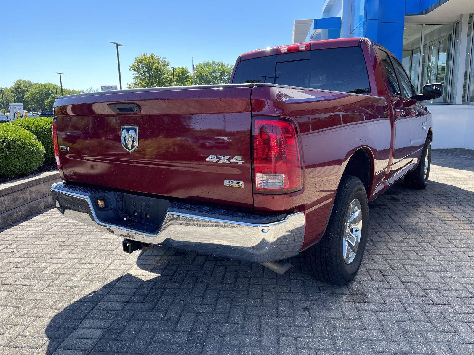 Used 2015 Deep Cherry Red Crystal Pearlcoat Ram SLT image 5