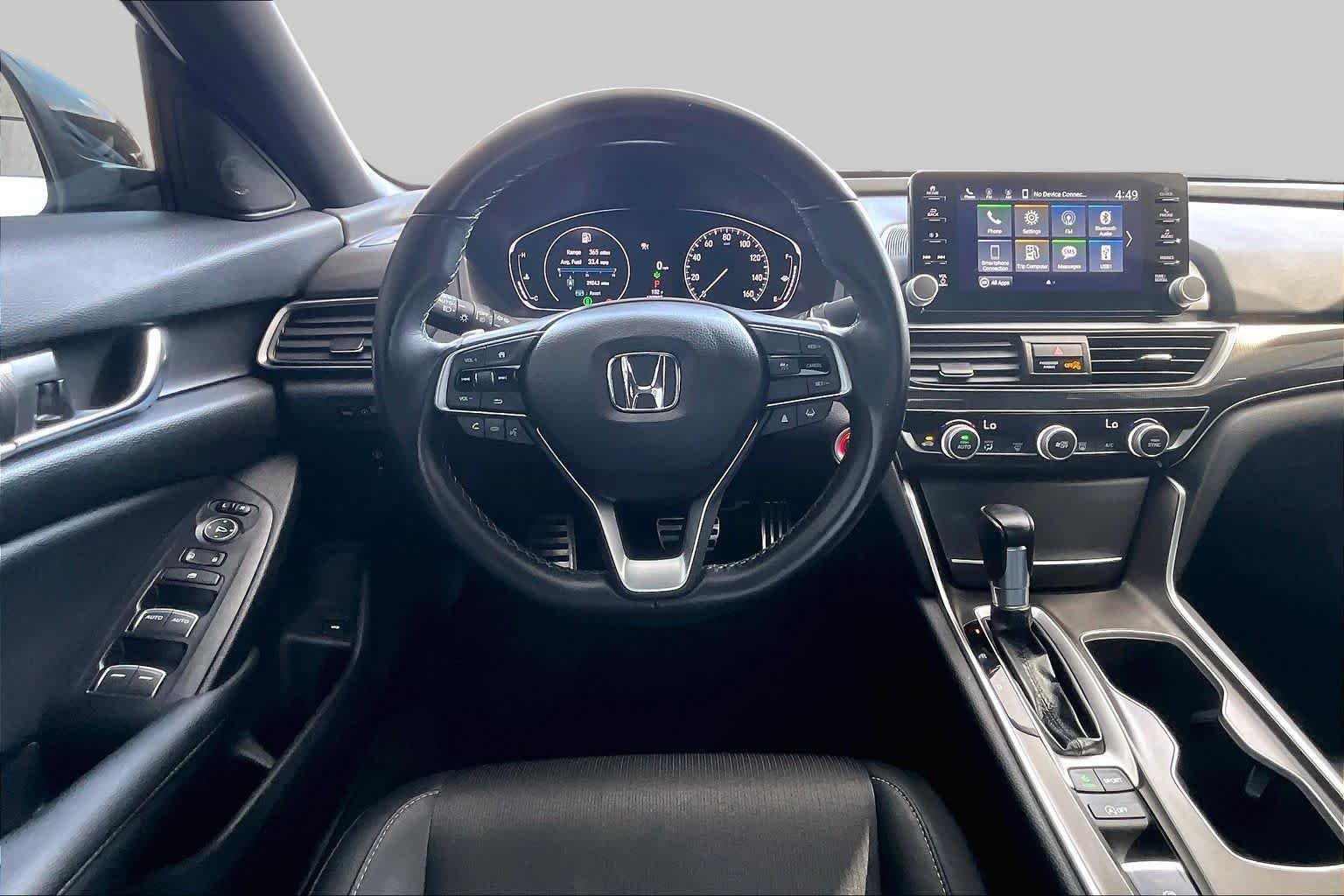 Used 2021 Platinum White Pearl Honda Sport image 6