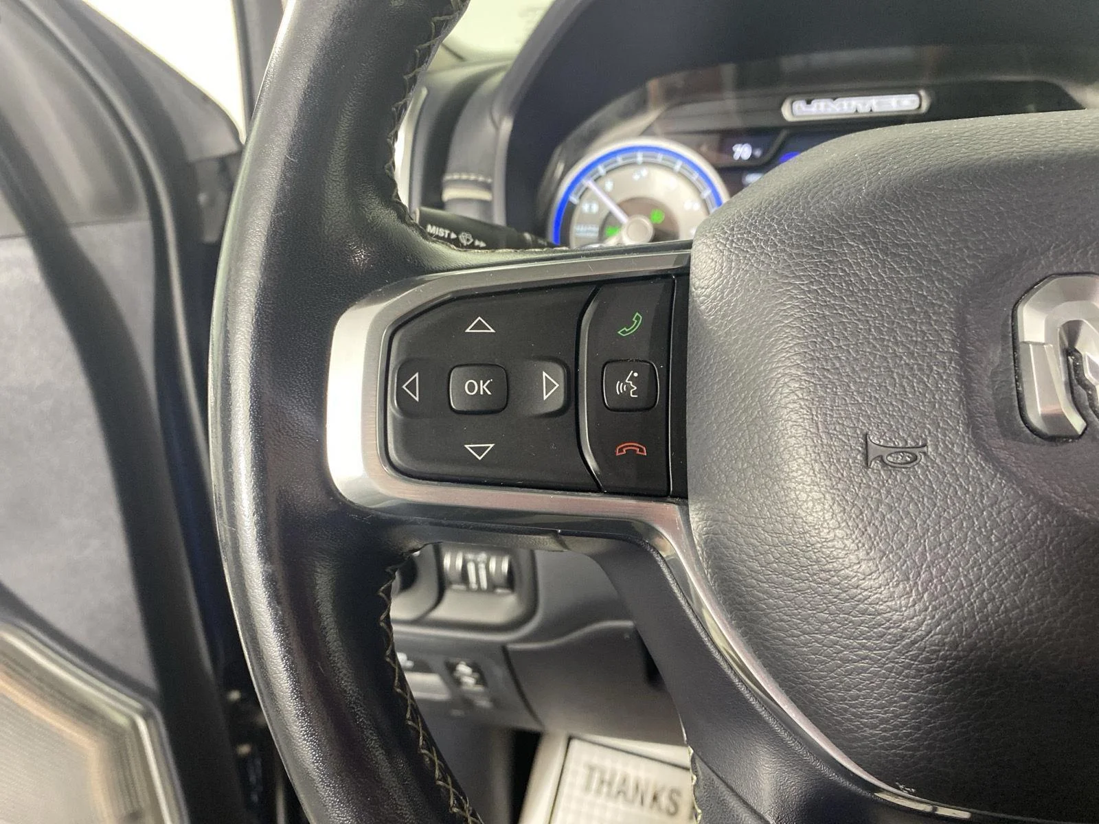 Used 2022 Patriot Blue Pearlcoat Ram Limited image 22