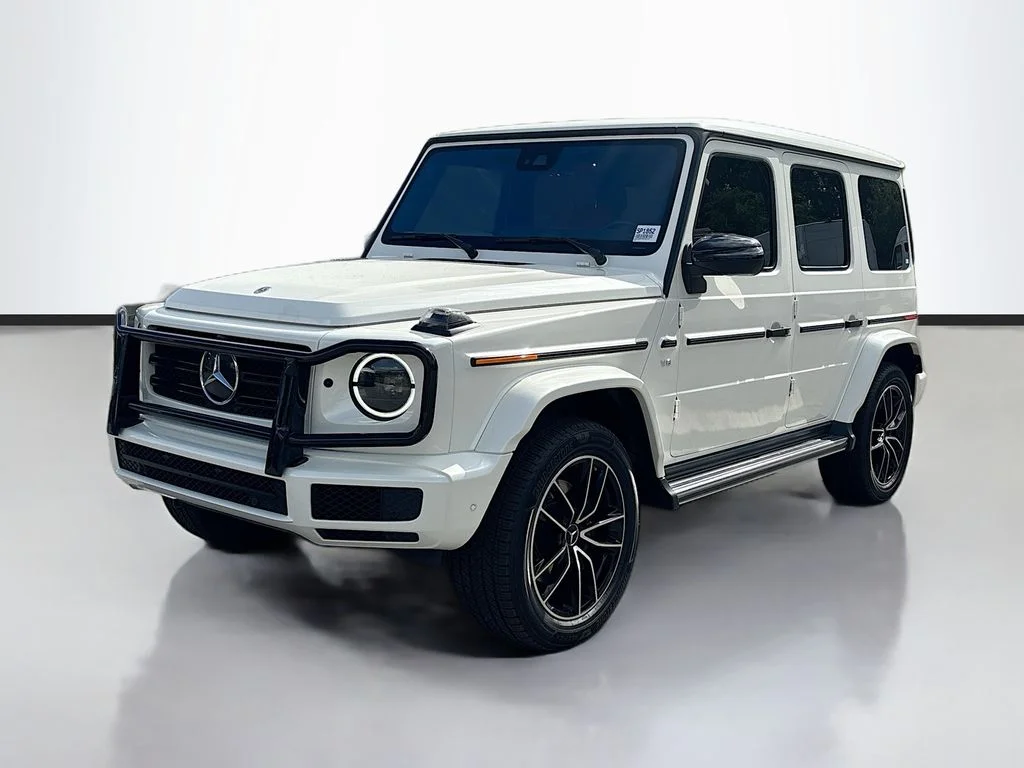 Used 2021 designo Diamond White Metallic Mercedes-Benz G 550 image 7
