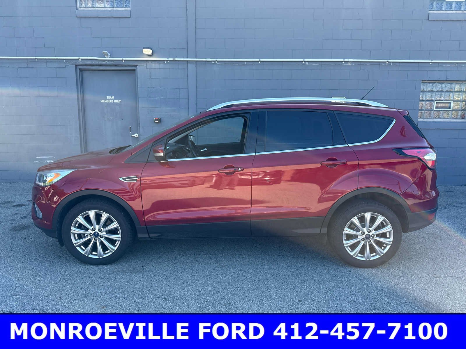 Used 2017 Ruby Red Metallic Tinted Clearcoat Ford Titanium image 12