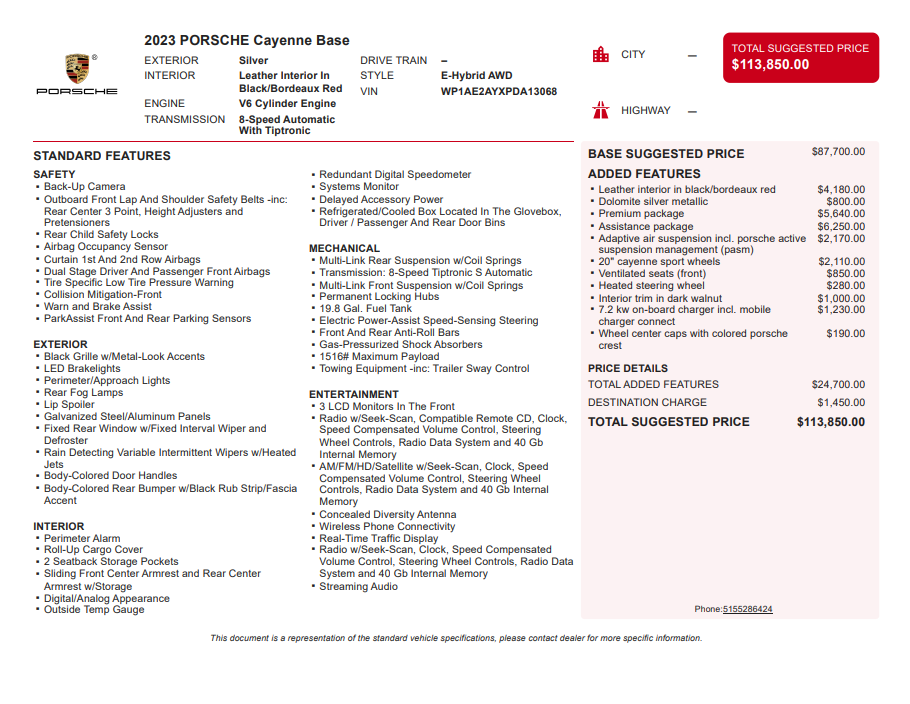 Used 2023 Silver Porsche Base image 3