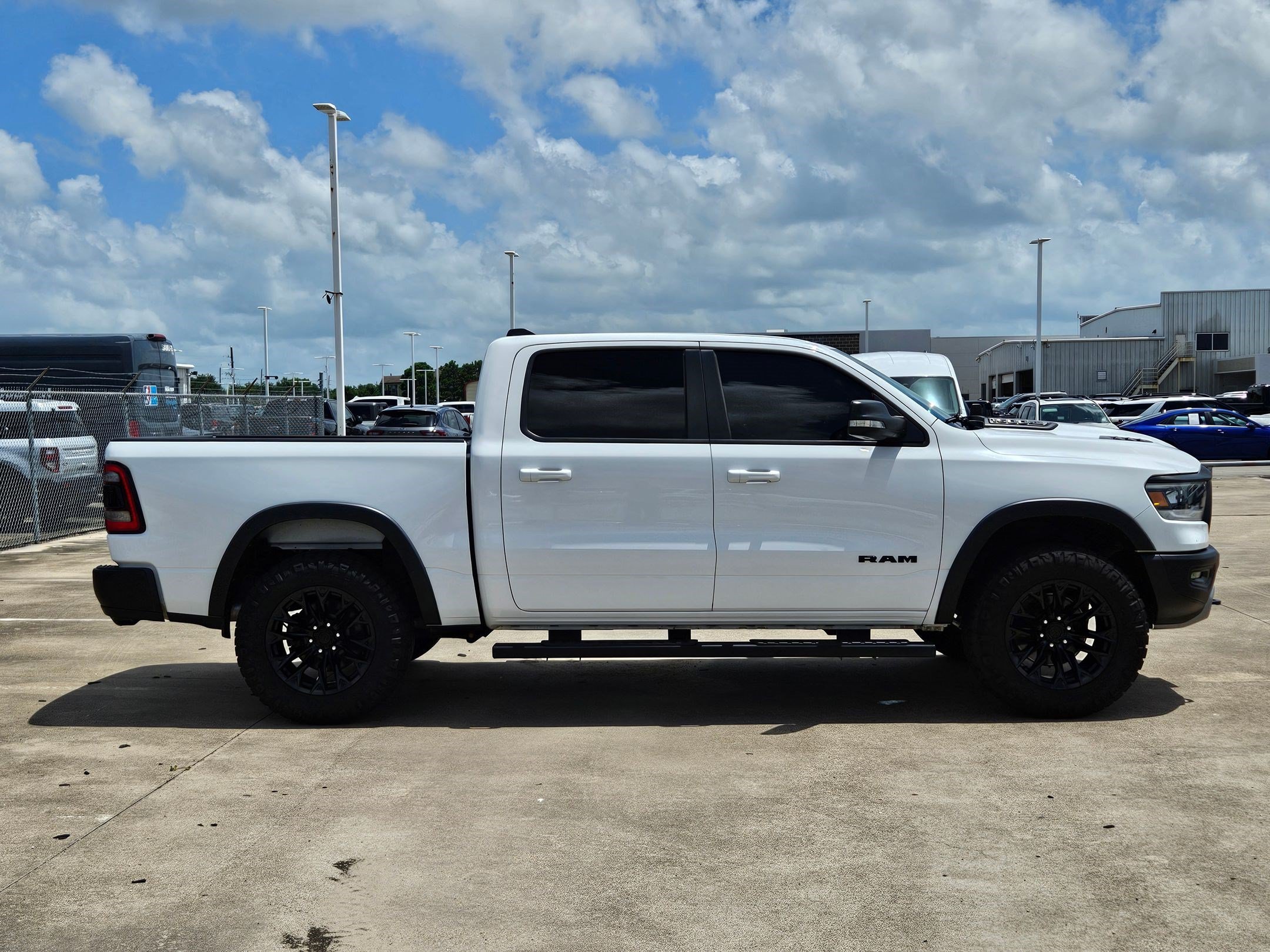 Used 2019 Bright White Clearcoat Ram Rebel image 3