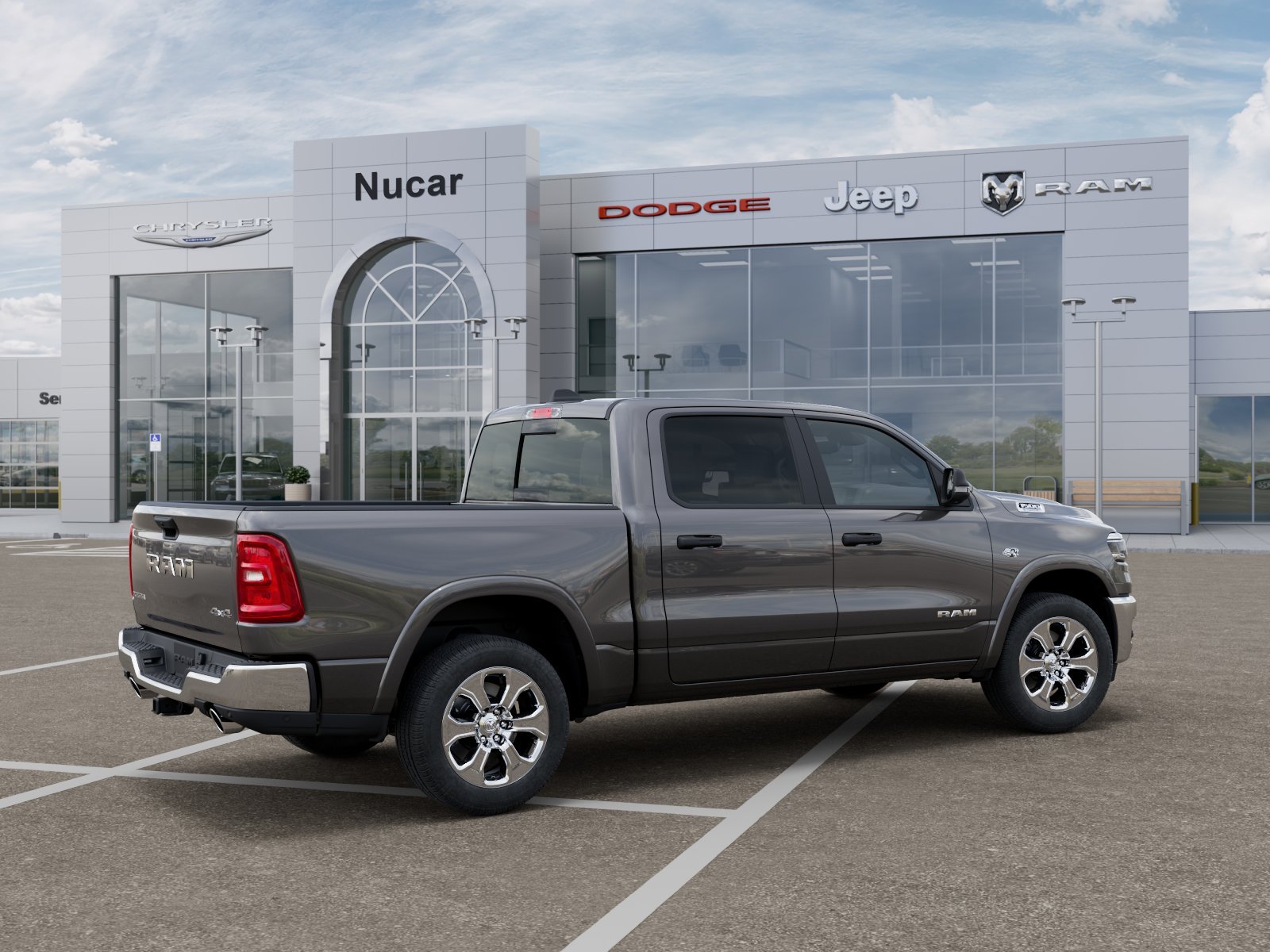 New 2026 Granite Crystal Metallic Clear-Coat Exterior Paint RAM Big Horn/Lone Star image 19
