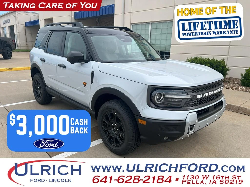 New 2026 Space White Metallic Ford Badlands® image 1