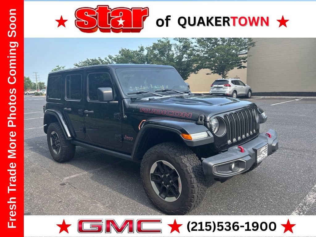 Used 2020 Black Jeep Rubicon 4x4 image 1