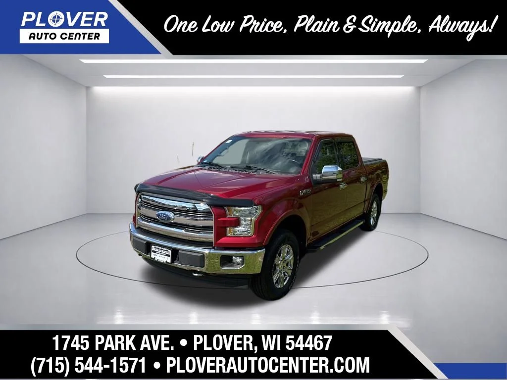 Used 2017 Ruby Red Metallic Tinted Clearcoat Ford Lariat image 1