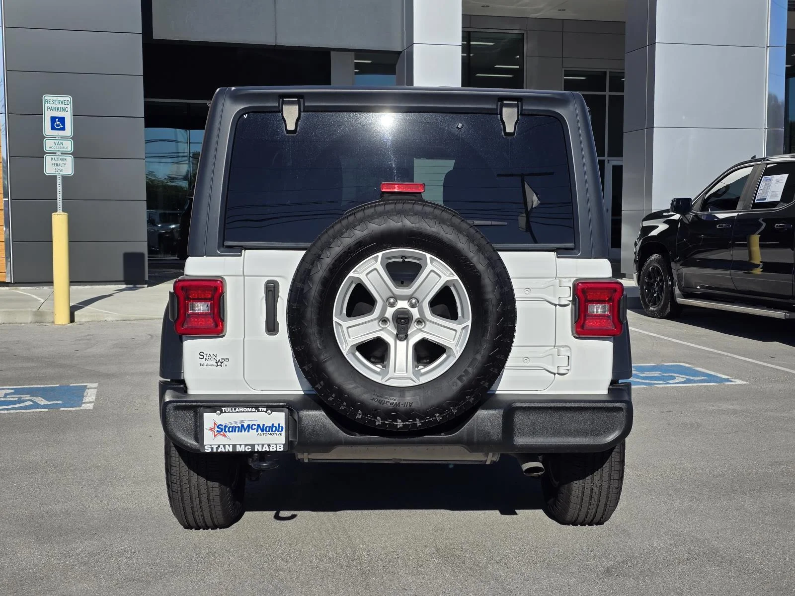 Used 2021 Bright White Clearcoat Jeep Unlimited Sport S image 6