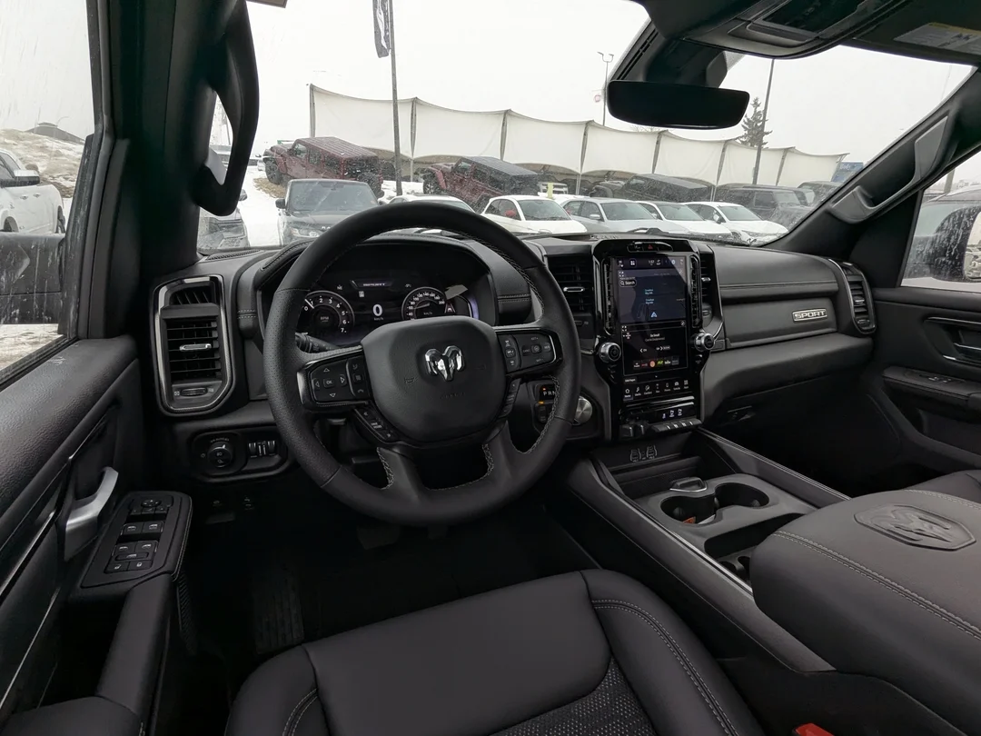 New 2026 Black RAM Sport - - Hurricane Turbo - 3.92 Axle - Anti-Spin Diff - Remote Start & More! image 26