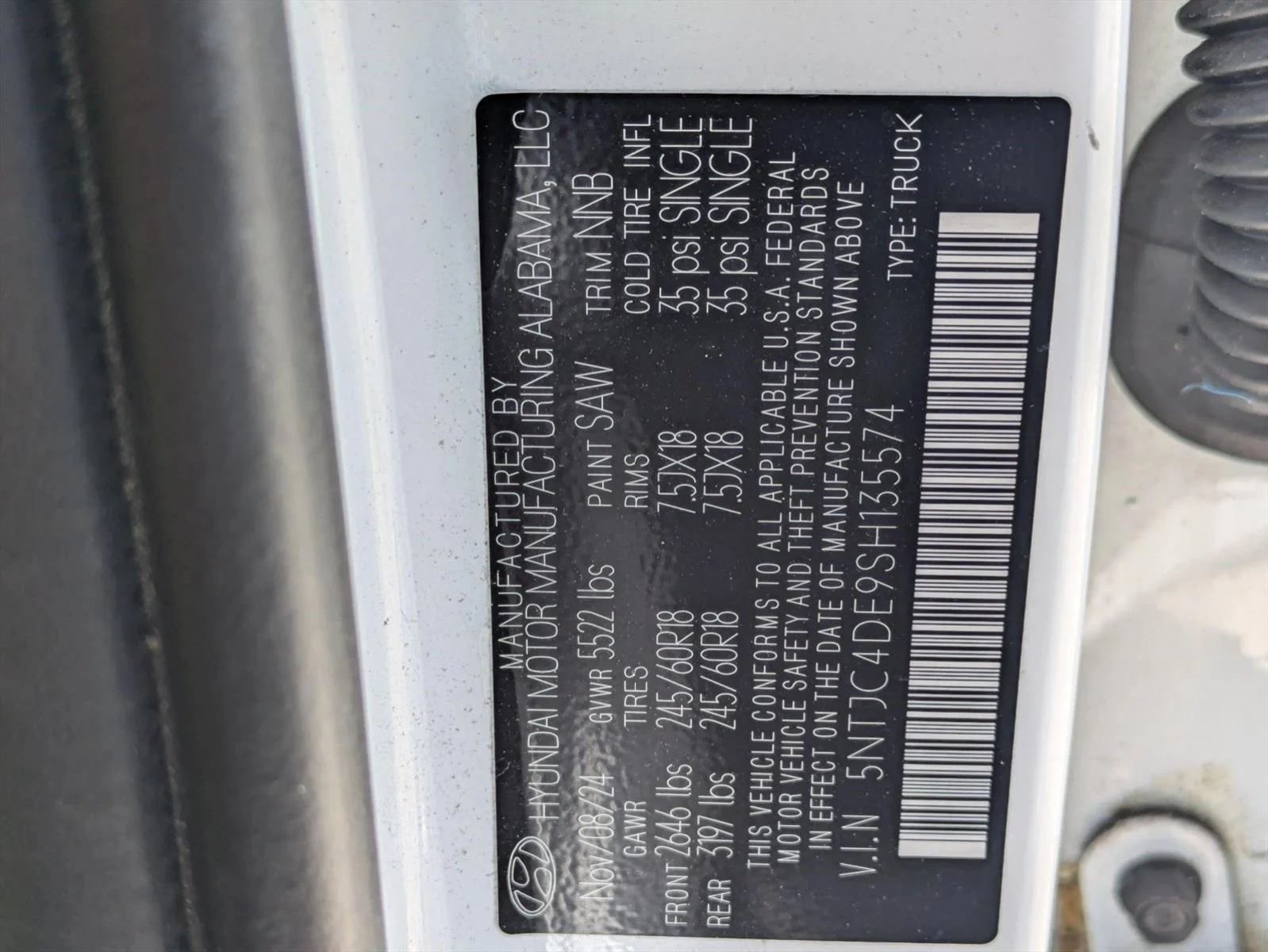 Used 2025 Atlas White Hyundai SEL Activity image 15