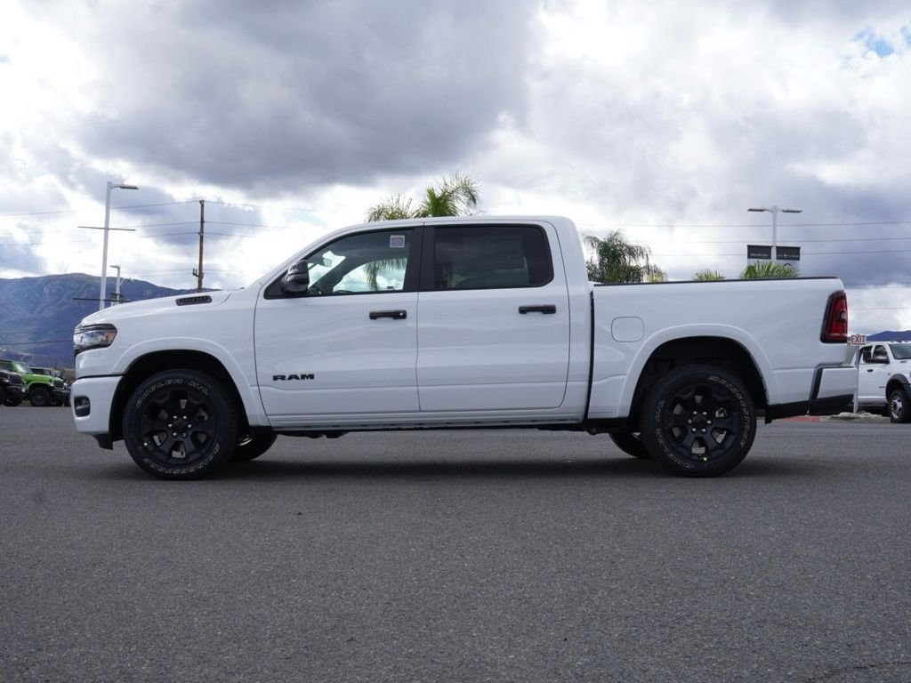 New 2026 Bright White Clear-Coat Exterior Paint RAM Big Horn Night Edition image 7