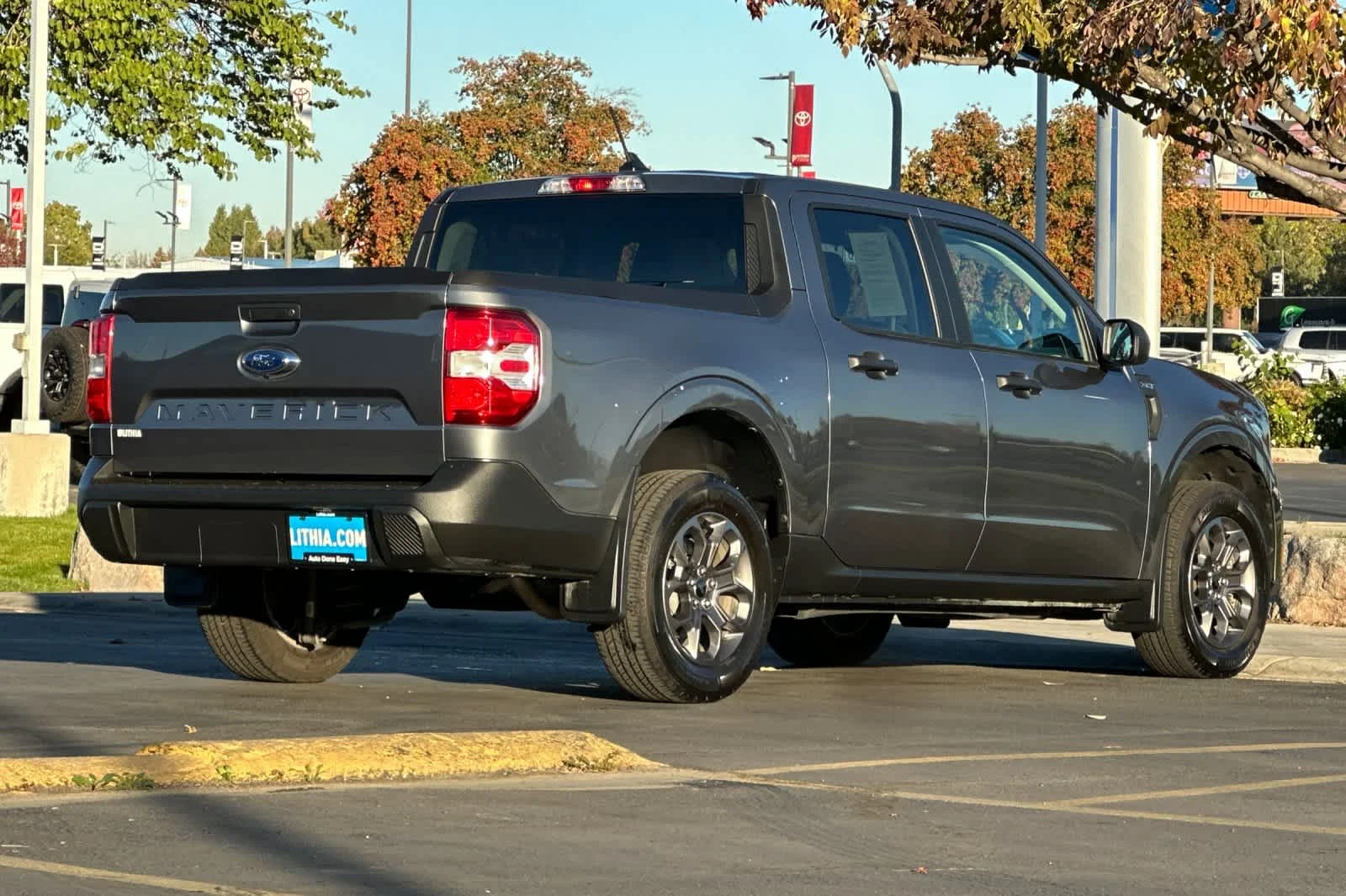 Certified Used 2024 Light Blue Clearcoat Metallic Ford XLT image 2