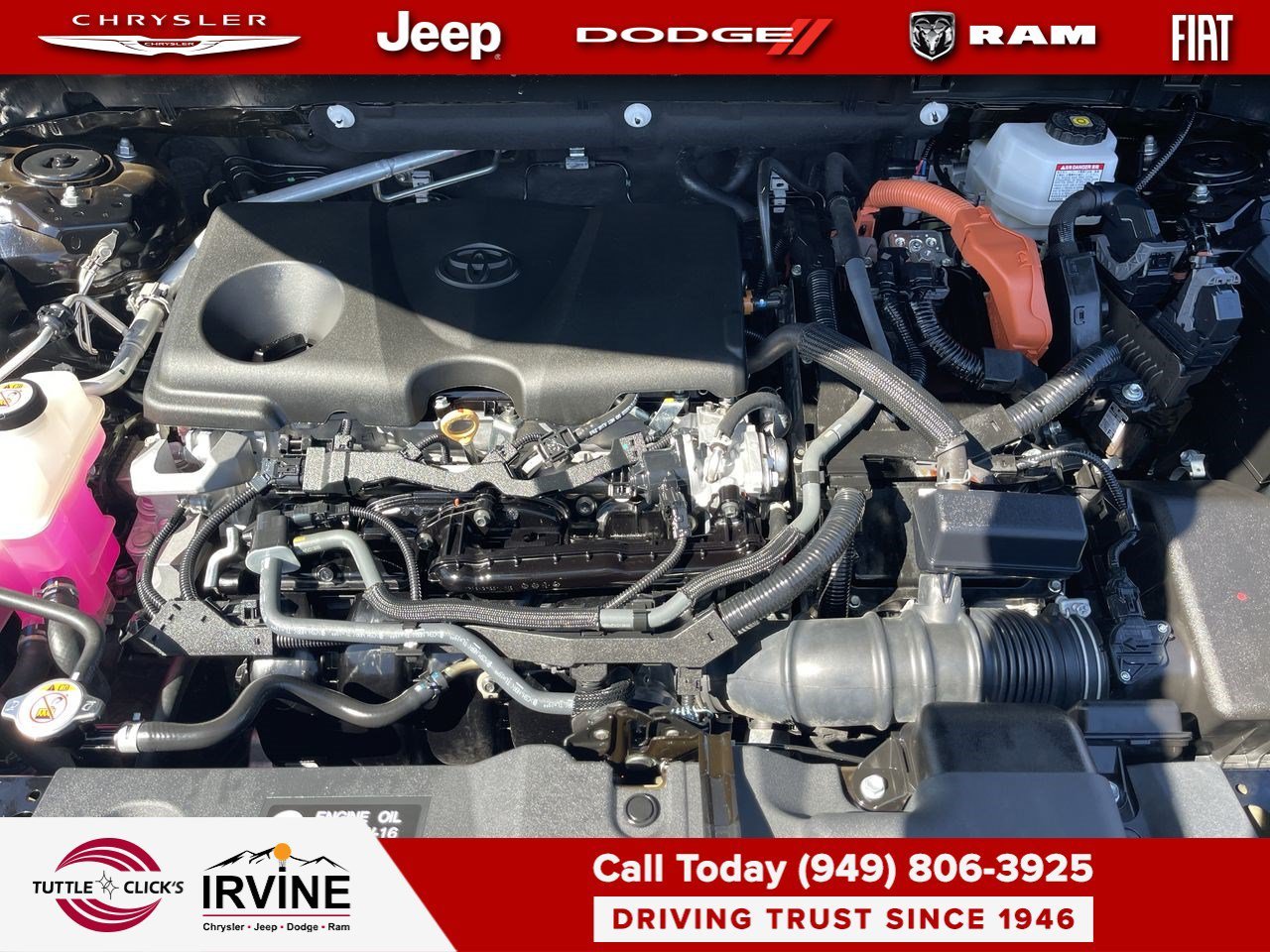 Used 2024 Midnight Black Metallic Toyota Hybrid LE image 30