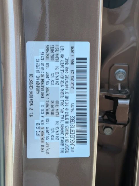 New 2026 Melting Copper Metallic Mazda 3.3 Turbo Premium Plus AWD image 28