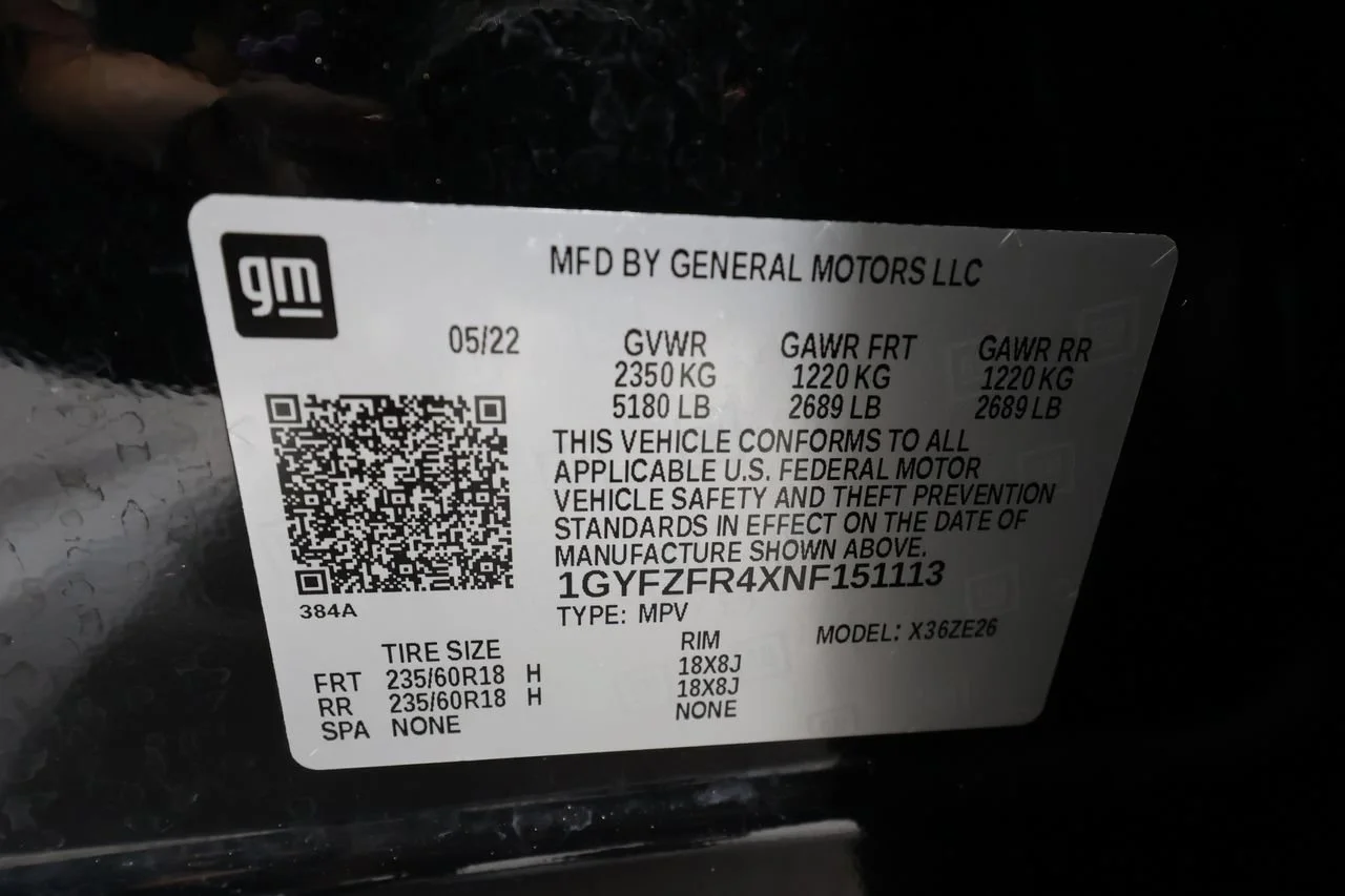 Used 2022 Stellar Black Metallic Cadillac Sport image 33