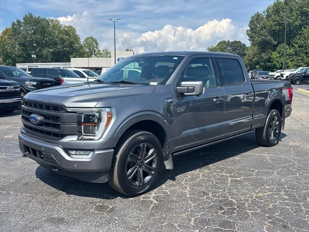 Certified Used 2023 Carbonized Gray Metallic Ford Lariat image 3