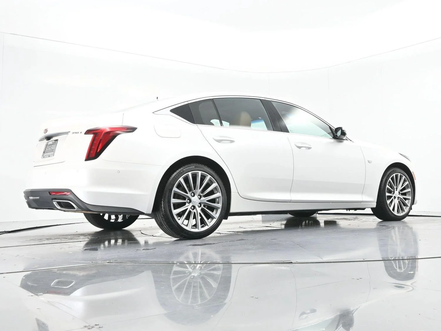 Used 2024 Crystal White Tricoat Cadillac Premium Luxury image 53
