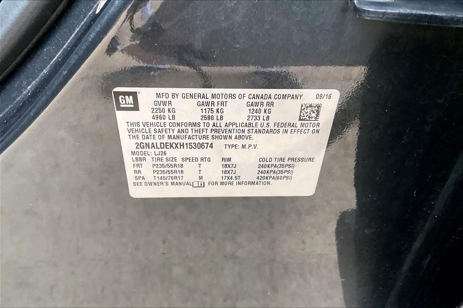 Used 2017 Nightfall Gray Metallic Chevrolet Premier image 33