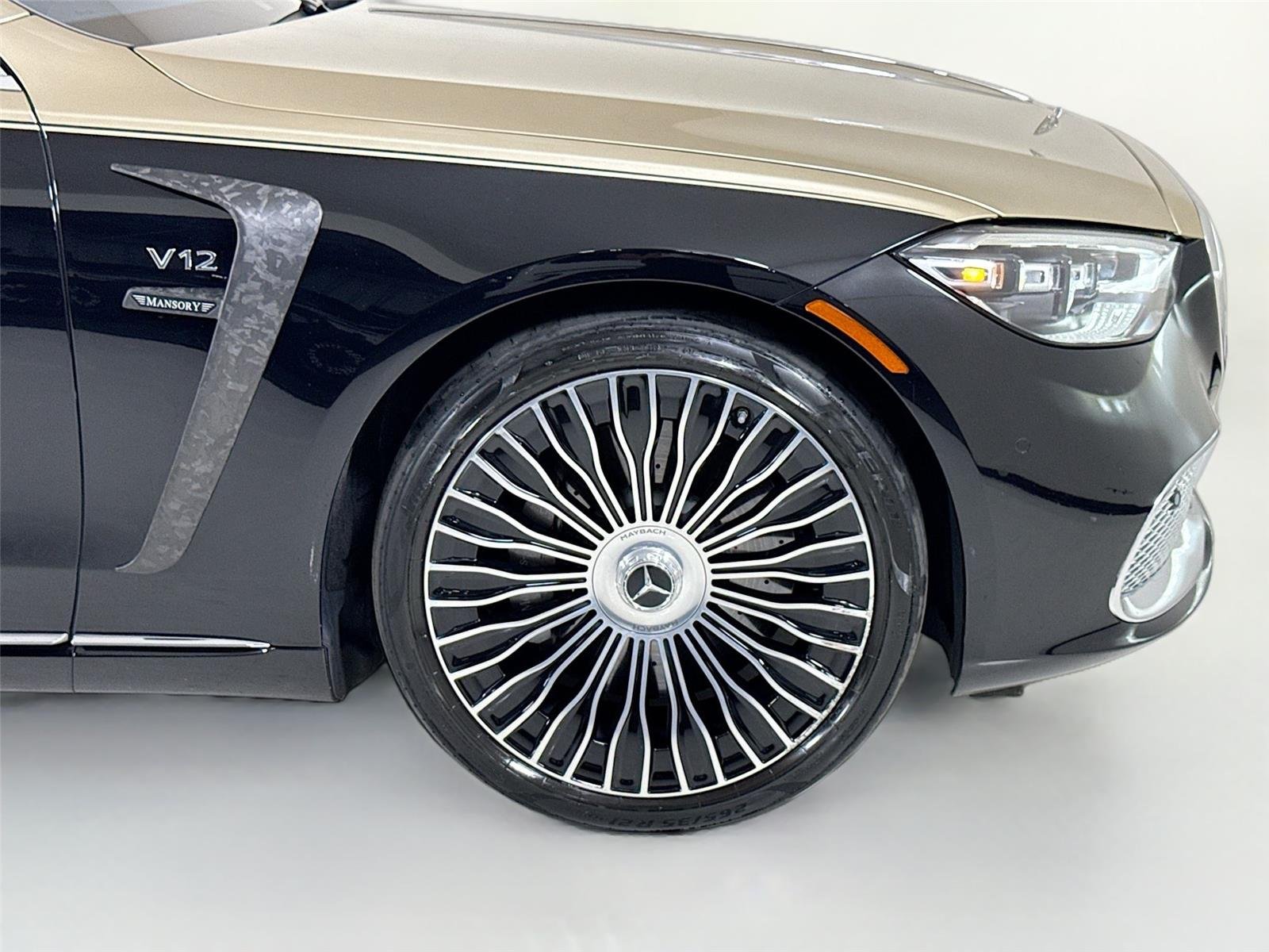 Used 2025 Kalahari Gold/Obsidian Black Mercedes-Benz Maybach S 680 | Mansory Trim | Factory Two Tone | $282k MSRP image 53