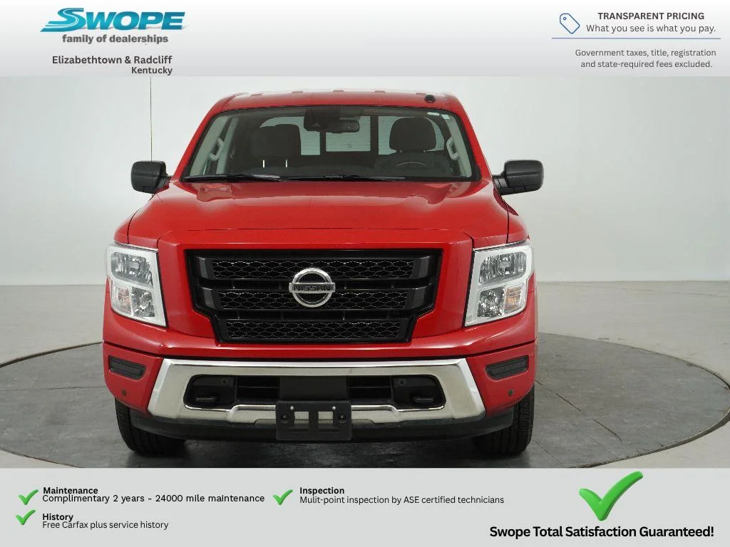 Used 2021 Red Alert Nissan SV image 12