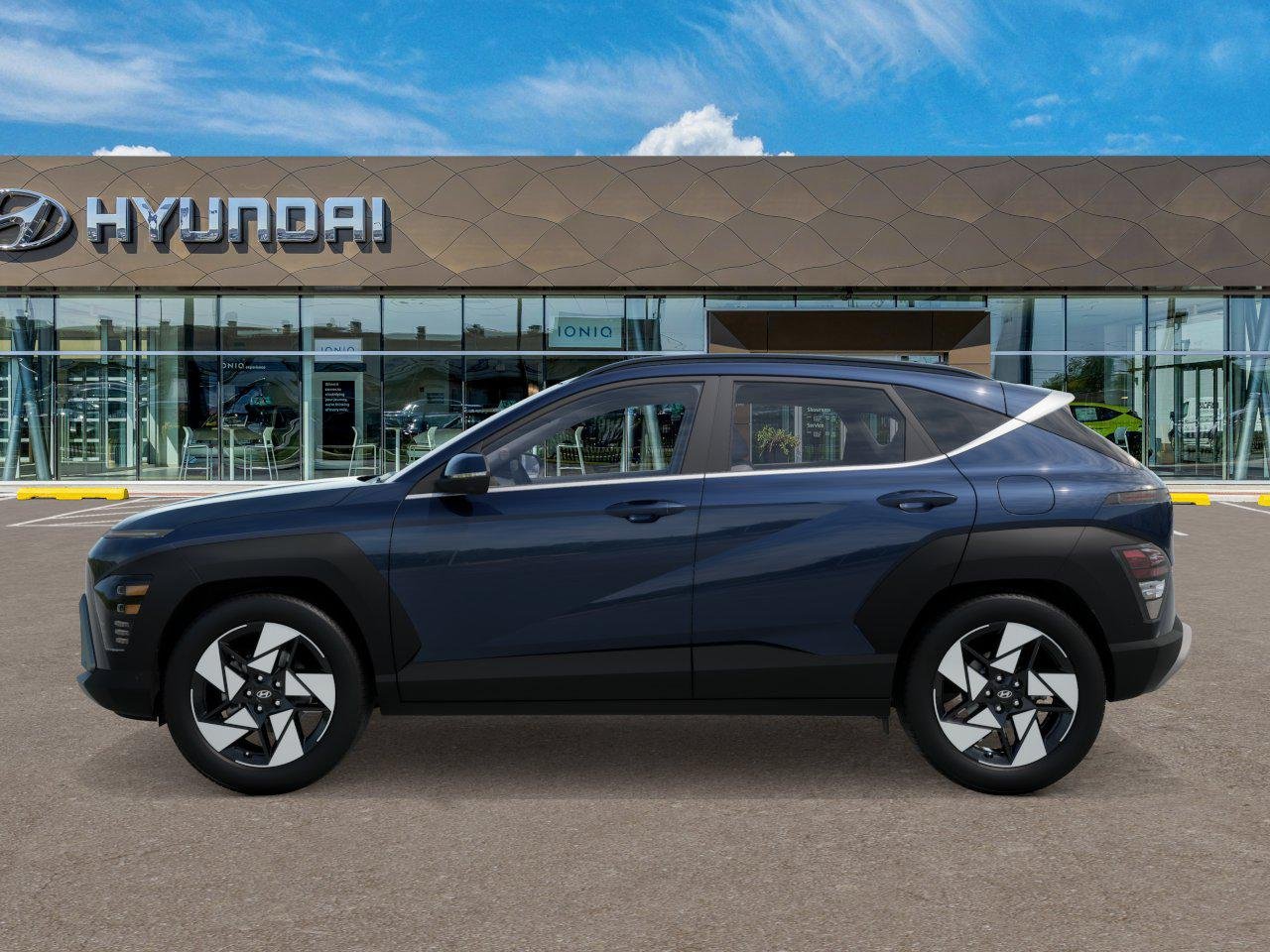 New 2027 Denim Blue Pearl Hyundai Limited FWD image 3