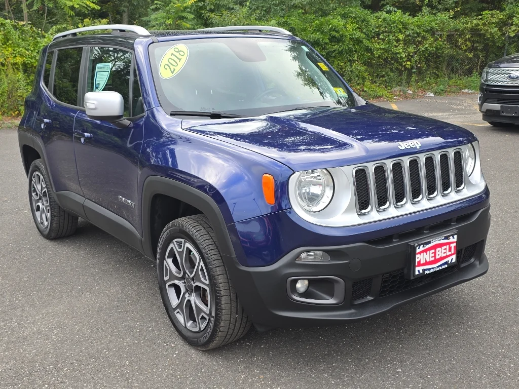 Used 2018 Jetset Blue Jeep Limited image 9