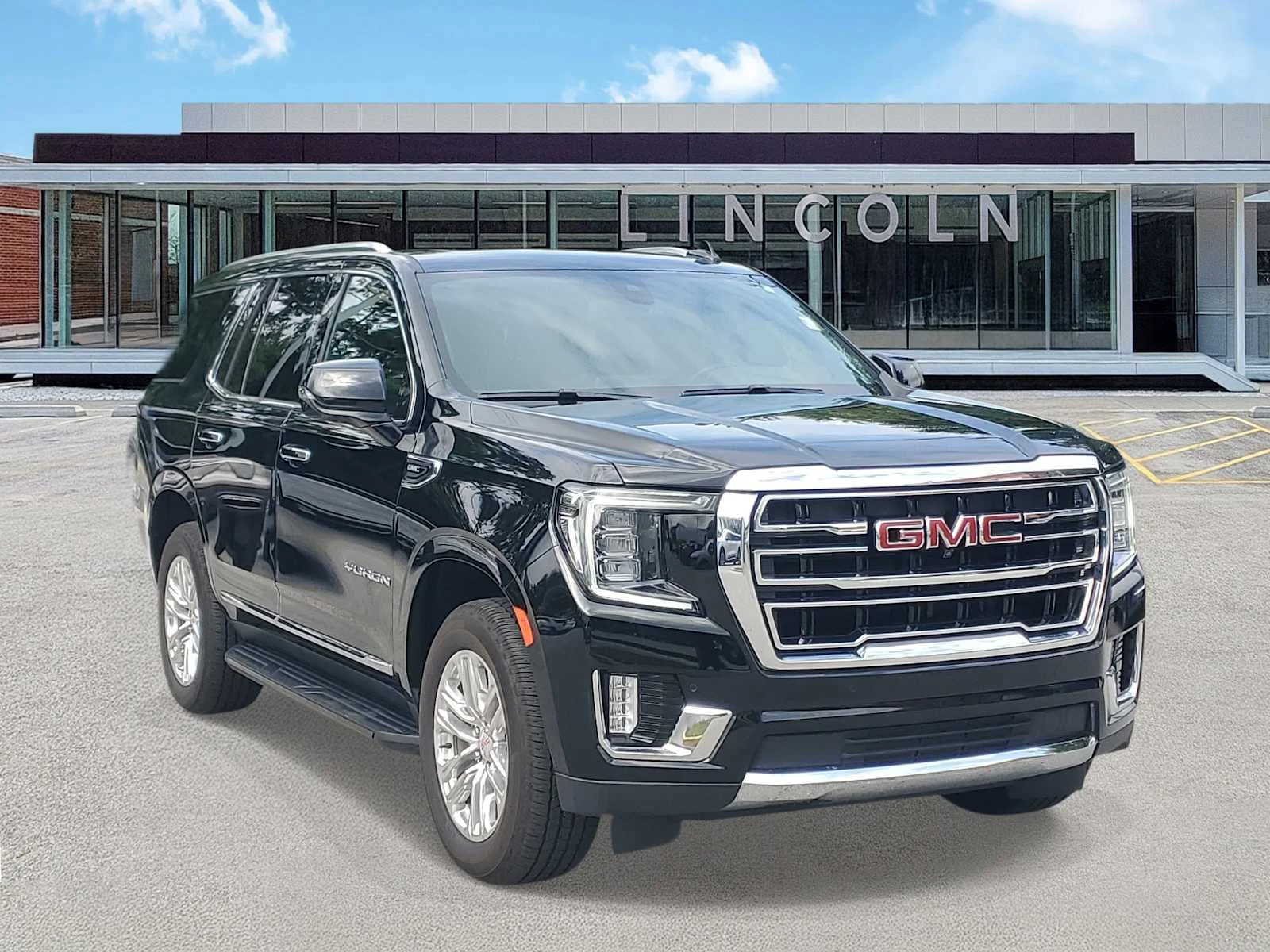 Used 2021 ONYX BLACK GMC SLT image 4