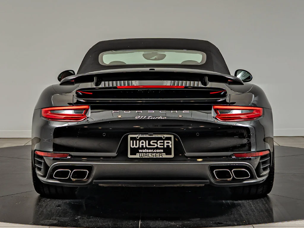 Used 2017 Black Porsche Turbo image 7