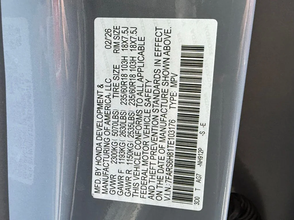 Certified Used 2026 Urban Gray Pearl Honda Sport-L image 29