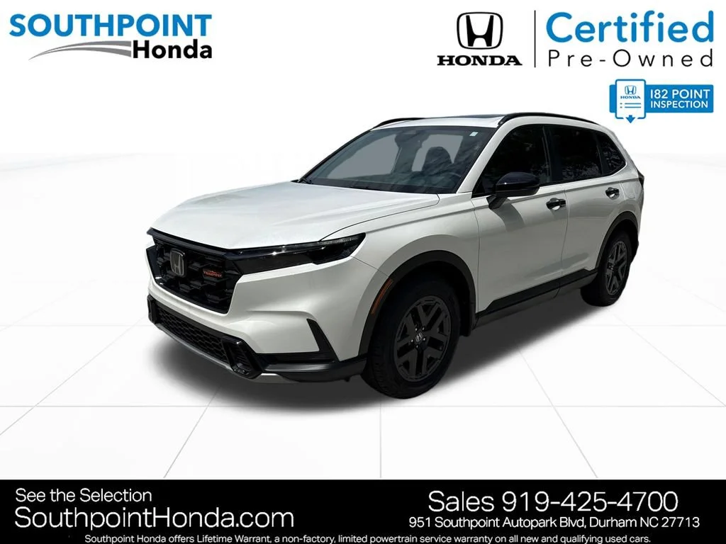 Certified Used 2026 Platinum White Pearl Honda AWD TrailSport Hybrid image 39