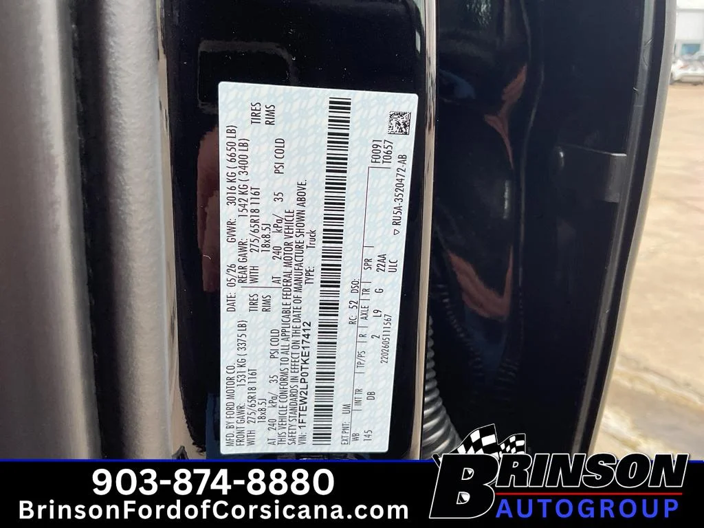 New 2026 Agate Black Metallic Ford STX® image 17